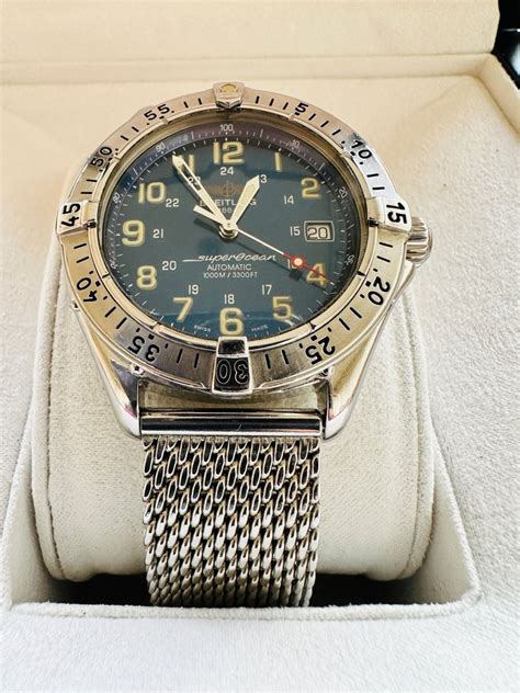 breitling colt superocean 1999 specs|breitling superocean professional bracelet.